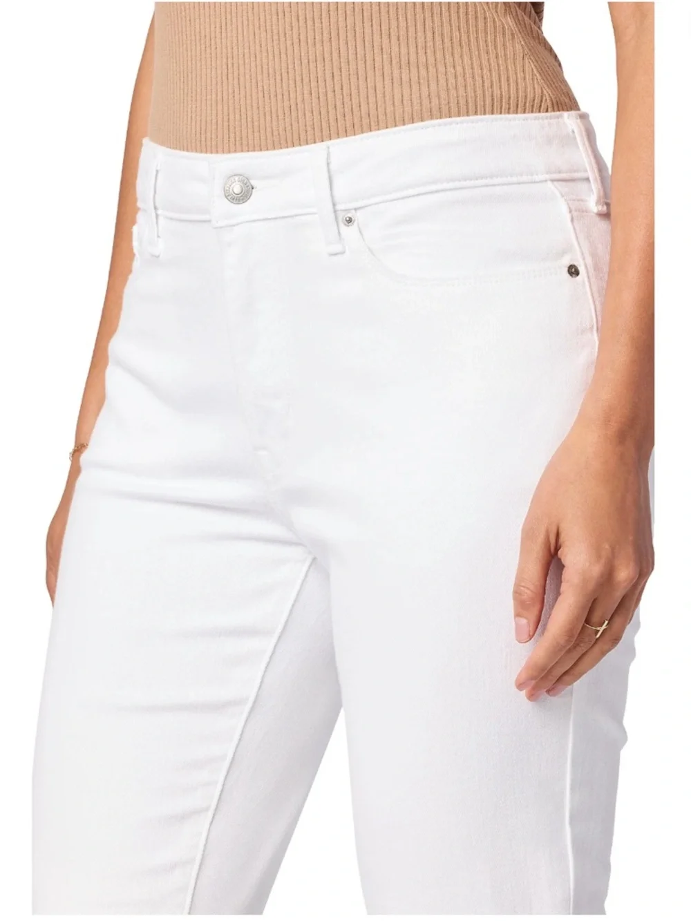 Levi's White Mid-Rise BootCut Flare Jeans - Picture 5 of 15